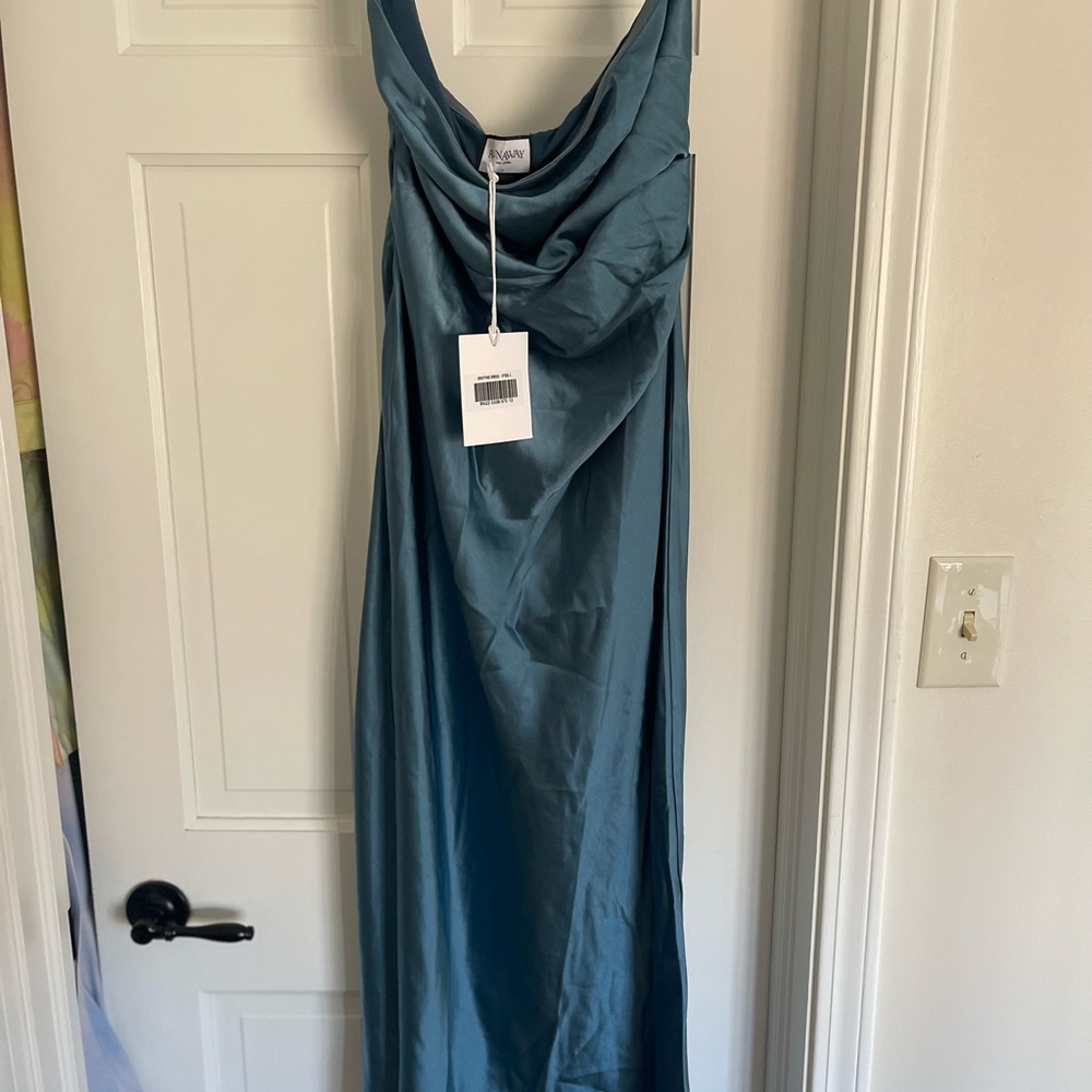 Runway the label Kristine Satin Sleeveless Dress